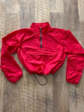 Forever 21 Cropped Windbreaker Jacket